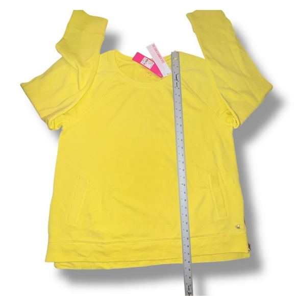 NWT LILLY PULITZER Luxletic Beach Comber Pullover - XXL Calla Yellow - Picture 12 of 16